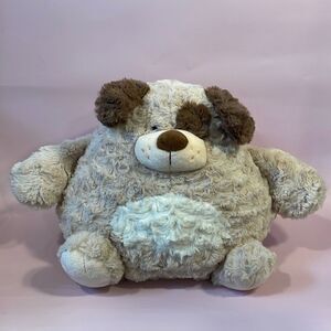 Mary Meyer Puffernutter the Tan, White & Brown Puppy Dog Excellent Used Conditi…